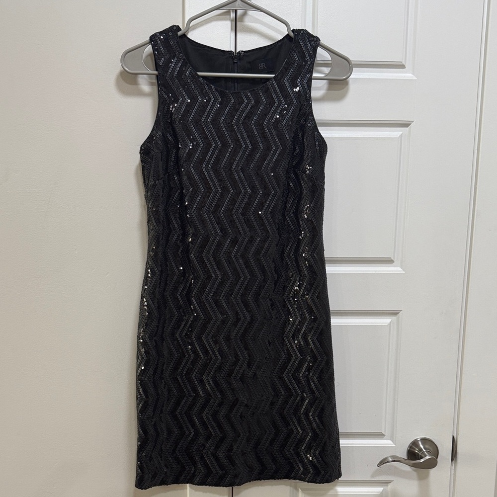 Banana Republic Black Sequin Dress